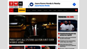 What Ewn.co.za website looked like in 2021 (4 years ago)