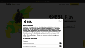 What Esl.eu website looked like in 2021 (3 years ago)