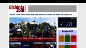 What Elshinta.com website looked like in 2021 (3 years ago)
