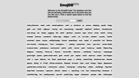 What Emojidb.org website looked like in 2021 (4 years ago)