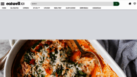 What Eatwell101.com website looked like in 2021 (3 years ago)
