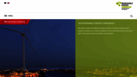 What Erneuerbare-energien-hamburg.de website looked like in 2021 (4 years ago)