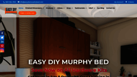 What Easydiymurphybed.com website looked like in 2021 (3 years ago)