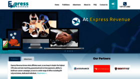 What Expressrevenue.com website looked like in 2021 (3 years ago)