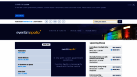 What Eventimapollo.com website looked like in 2021 (3 years ago)