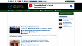 What Ewebmarks.com website looked like in 2021 (3 years ago)