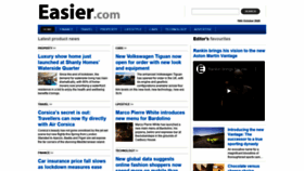 What Easier.com website looked like in 2021 (3 years ago)
