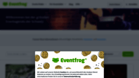 What Eventfrog.ch website looked like in 2021 (3 years ago)