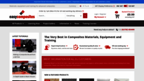 What Easycomposites.co.uk website looked like in 2021 (3 years ago)