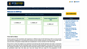 What Erpprep.com website looked like in 2021 (3 years ago)