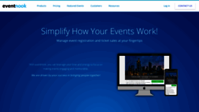 What Eventnook.com website looked like in 2021 (3 years ago)
