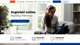 What Etutor.pl website looked like in 2021 (3 years ago)