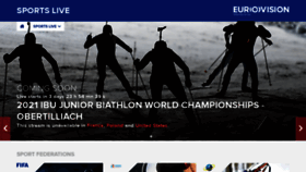 What Eurovisionsports.tv website looked like in 2021 (3 years ago)
