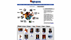What Egrupos.net website looked like in 2021 (3 years ago)