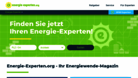 What Energie-experten.org website looked like in 2021 (3 years ago)