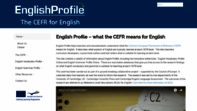 What Englishprofile.org website looked like in 2021 (3 years ago)