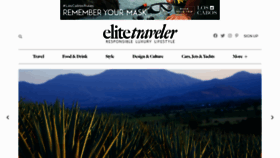 What Elitetraveler.com website looked like in 2021 (3 years ago)