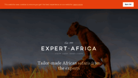 What Expertafrica.com website looked like in 2021 (3 years ago)