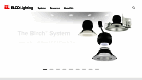 What Elcolighting.com website looked like in 2021 (3 years ago)