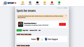 What En6.sportplus.live website looked like in 2021 (3 years ago)