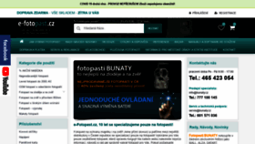 What E-fotopast.cz website looked like in 2021 (3 years ago)