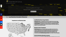 What Electricitylocal.com website looked like in 2021 (3 years ago)