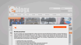 What Eblogx.com website looked like in 2021 (3 years ago)