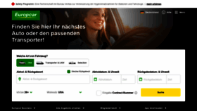 What Europcar.de website looked like in 2021 (3 years ago)