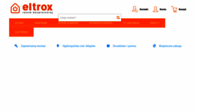 What Eltrox.pl website looked like in 2021 (3 years ago)