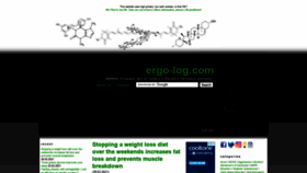 What Ergo-log.com website looked like in 2021 (3 years ago)