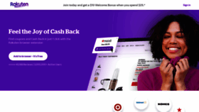 What Ebates.com website looked like in 2021 (3 years ago)