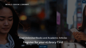 What Ebooklibrary.org website looked like in 2021 (3 years ago)