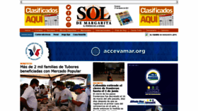 What Elsoldemargarita.com.ve website looked like in 2021 (3 years ago)