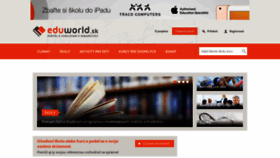 What Eduworld.sk website looked like in 2021 (3 years ago)