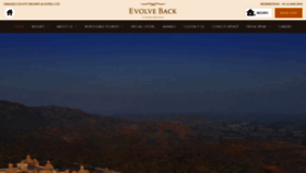 What Evolveback.com website looked like in 2021 (3 years ago)