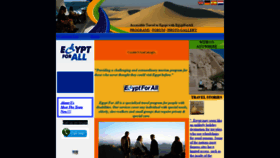 What Egyptforall.com website looked like in 2021 (3 years ago)