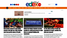 What Edexlive.com website looked like in 2021 (3 years ago)