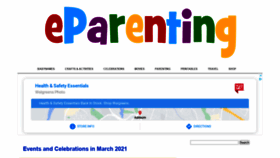 What Eparenting.co.uk website looked like in 2021 (3 years ago)