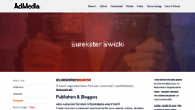 What Eurekster.com website looked like in 2021 (3 years ago)