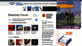 What Electricityforum.com website looked like in 2021 (3 years ago)