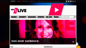 What Einslive.de website looked like in 2021 (3 years ago)
