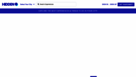 What Explorehidden.com website looked like in 2021 (3 years ago)