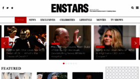 What Enstarz.com website looked like in 2021 (3 years ago)