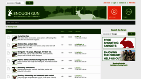 What Enoughgun.com website looked like in 2021 (3 years ago)