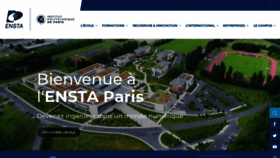 What Ensta-paris.fr website looked like in 2021 (4 years ago)