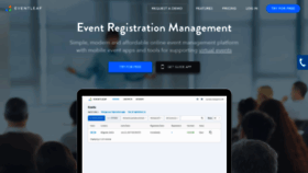 What Eventleaf.com website looked like in 2021 (3 years ago)