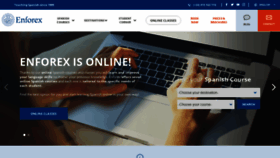 What Enforex.com website looked like in 2021 (3 years ago)