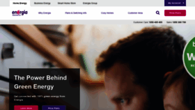 What Energia.ie website looked like in 2021 (3 years ago)