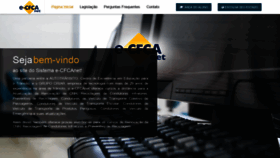 What E-cfcanet.com.br website looked like in 2021 (3 years ago)