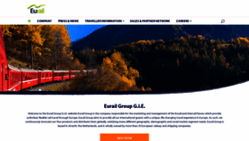 What Eurailgroup.org website looked like in 2021 (3 years ago)